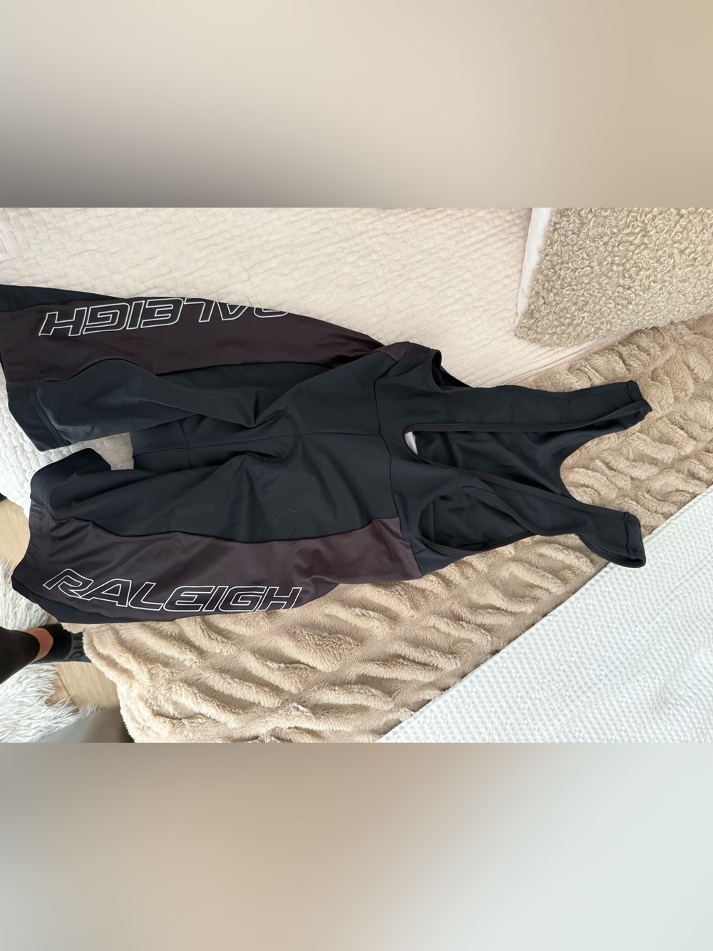 Men's Black Athletic Cycling Bib Shorts